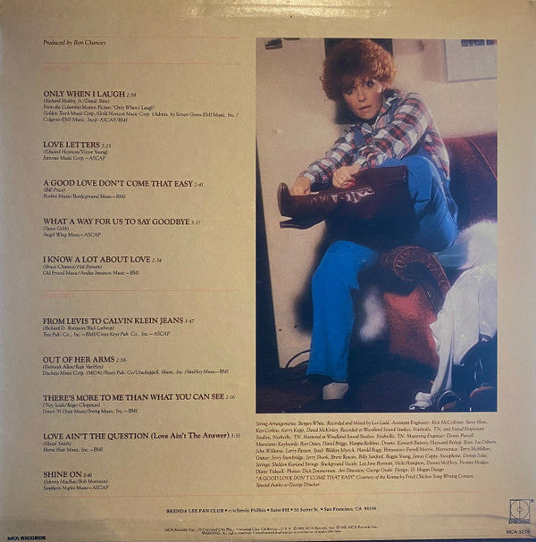 Brenda Lee : Only When I Laugh (LP, Album)