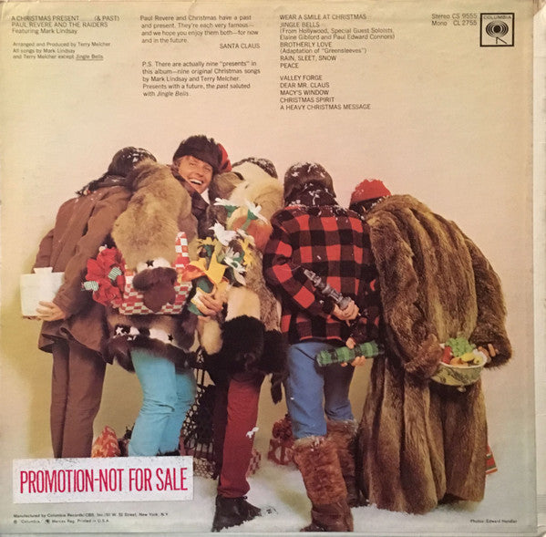 Paul Revere & The Raiders Featuring Mark Lindsay : A Christmas Present...And Past (LP, Album, Mono)