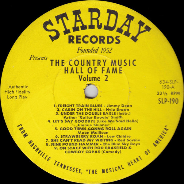 Various : The Country Music Hall Of Fame - Volume II (2xLP, Comp)