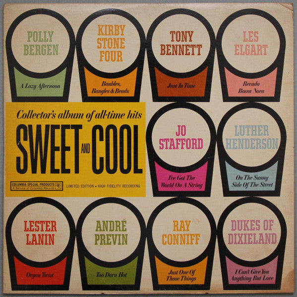 Various : Sweet And Cool - Collectors Album Of All-Time Hits (LP, Album, Comp, Ltd)