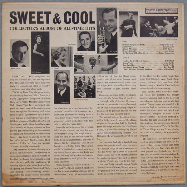 Various : Sweet And Cool - Collectors Album Of All-Time Hits (LP, Album, Comp, Ltd)