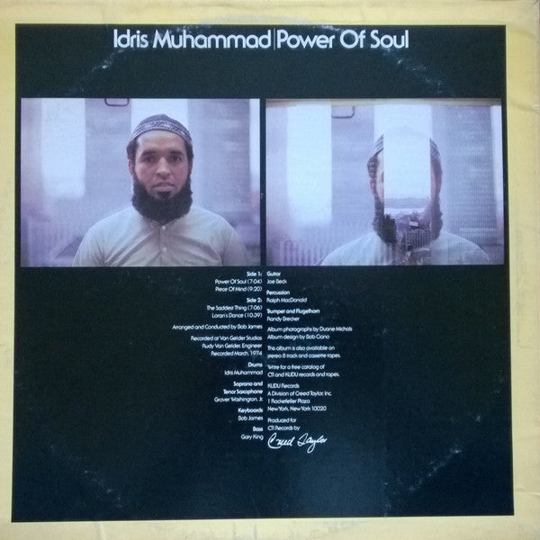 Idris Muhammad : Power Of Soul (LP, Album)