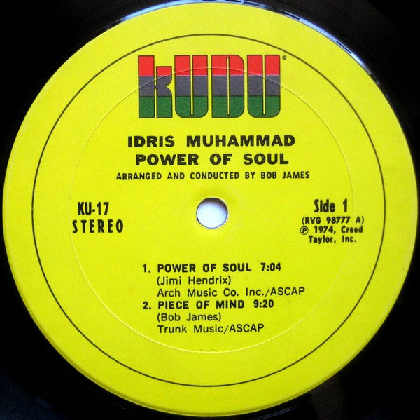 Idris Muhammad : Power Of Soul (LP, Album)