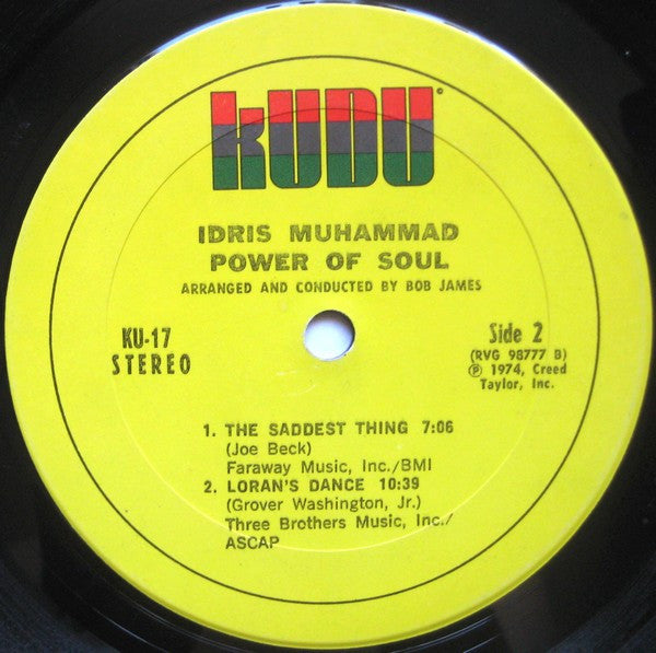 Idris Muhammad : Power Of Soul (LP, Album)