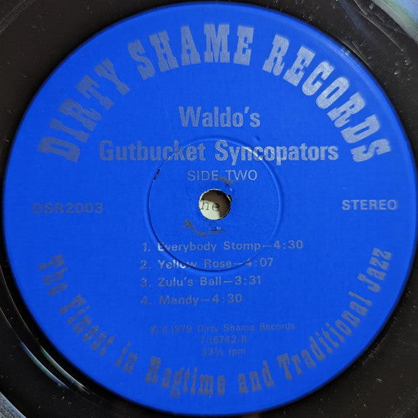 Waldo's Gutbucket Syncopators : Harlem Style Hot Jazz (LP, Album)