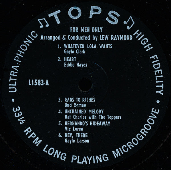 Lew Raymond : For Men Only (LP)