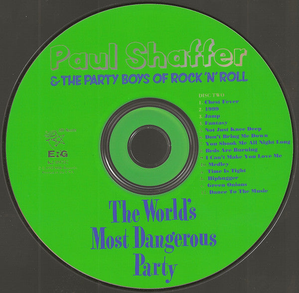 Paul Shaffer & The Party Boys Of Rock 'N' Roll : The World's Most Dangerous Party (2xCD, Album)