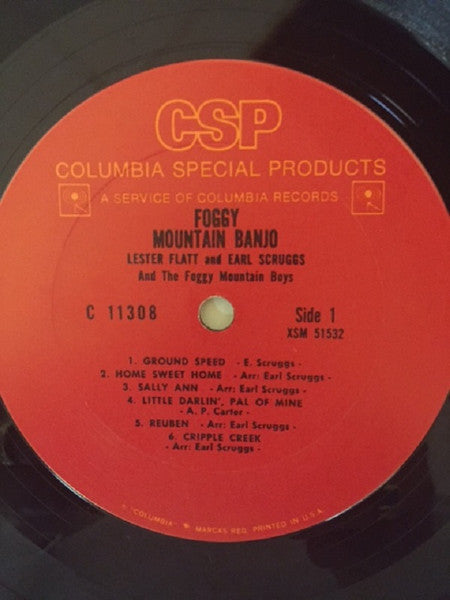 Lester Flatt & Earl Scruggs* And The Foggy Mountain Boys : Foggy Mountain Banjo (LP, Album)