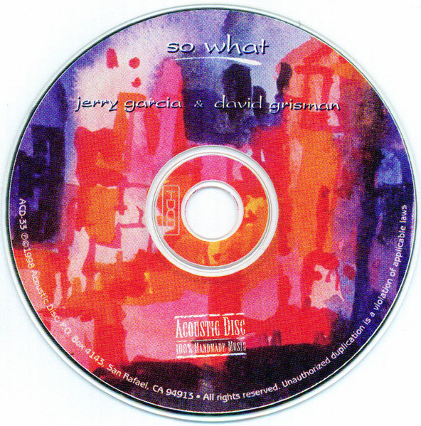 Jerry Garcia & David Grisman : So What (HDCD, Album)