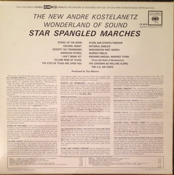 The New Andre Kostelanetz* : Wonderland Of Sound - Star Spangled Marches (LP, Album)