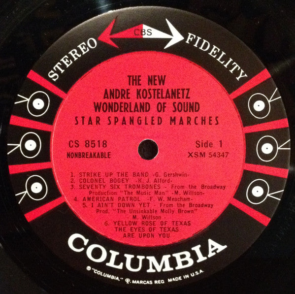 The New Andre Kostelanetz* : Wonderland Of Sound - Star Spangled Marches (LP, Album)