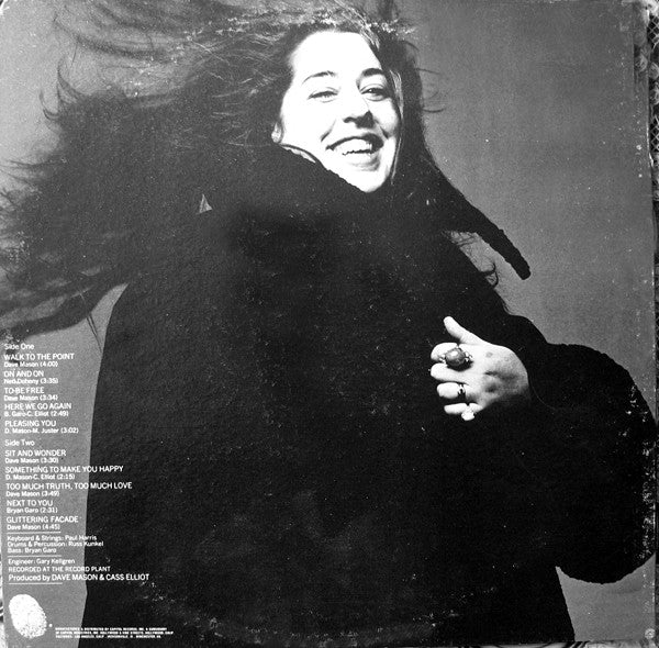 Dave Mason & Cass Elliot : Dave Mason & Cass Elliot (LP, Album, Jac)