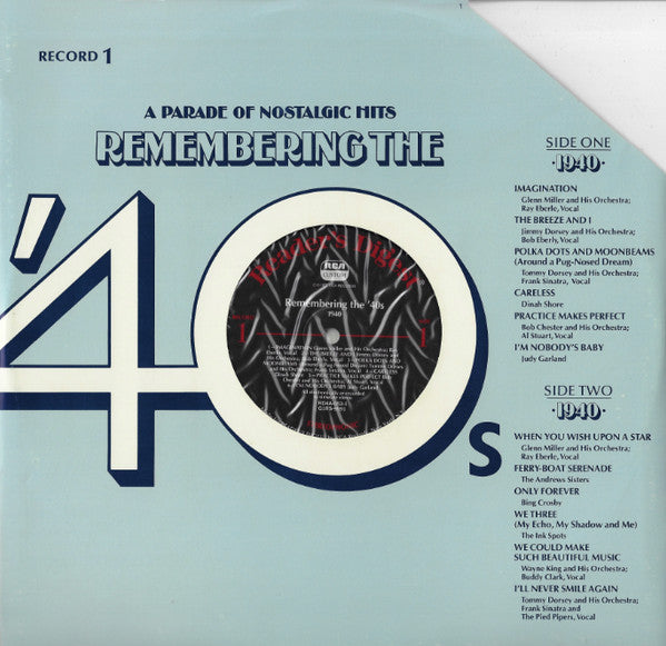 Various : Remembering The '40s - A Parade Of Nostalgic Hits (8xLP, Comp + Box)