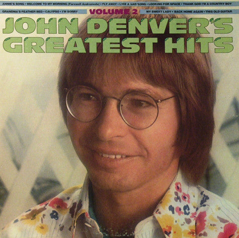 John Denver : John Denver's Greatest Hits, Volume 2 (LP, Comp, Ind)