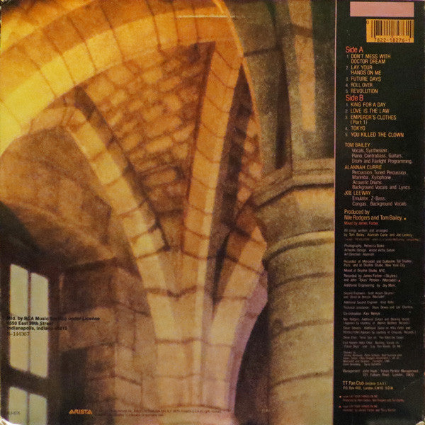 Thompson Twins : Here's To Future Days (LP, Album, Club)
