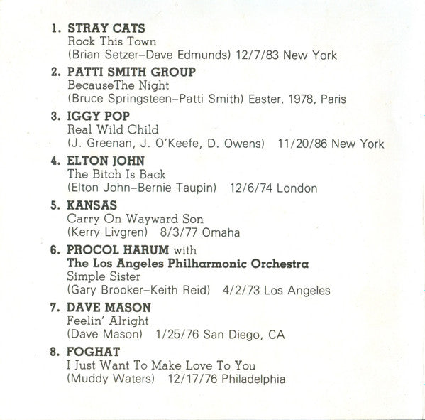 Various : The Best Of King Biscuit Live - Volume 2 (CD, Comp)