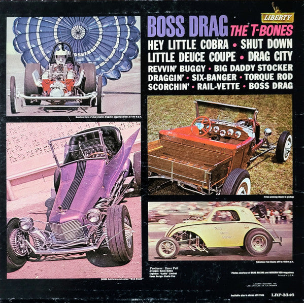 The T-Bones : Boss Drag (LP, Mono)