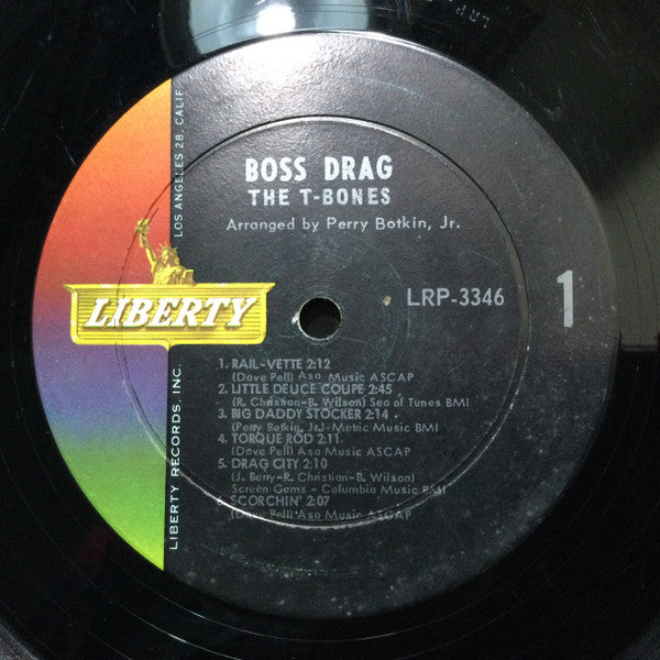 The T-Bones : Boss Drag (LP, Mono)