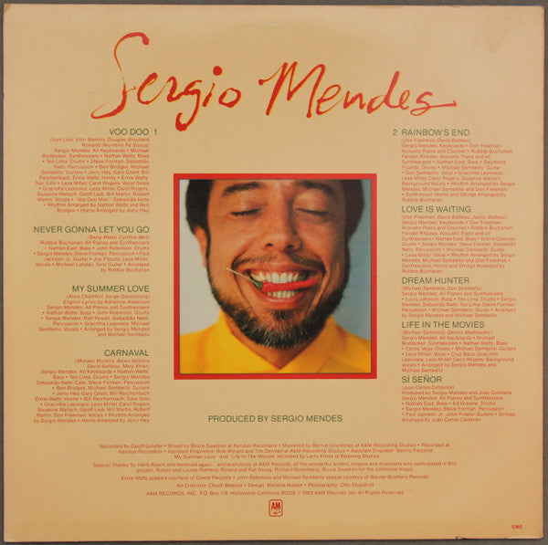 Sergio Mendes* : Sergio Mendes (LP, Album, Club, CRC)