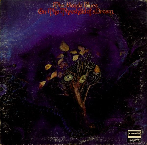 The Moody Blues : On The Threshold Of A Dream (LP, Album, Club, CRC)