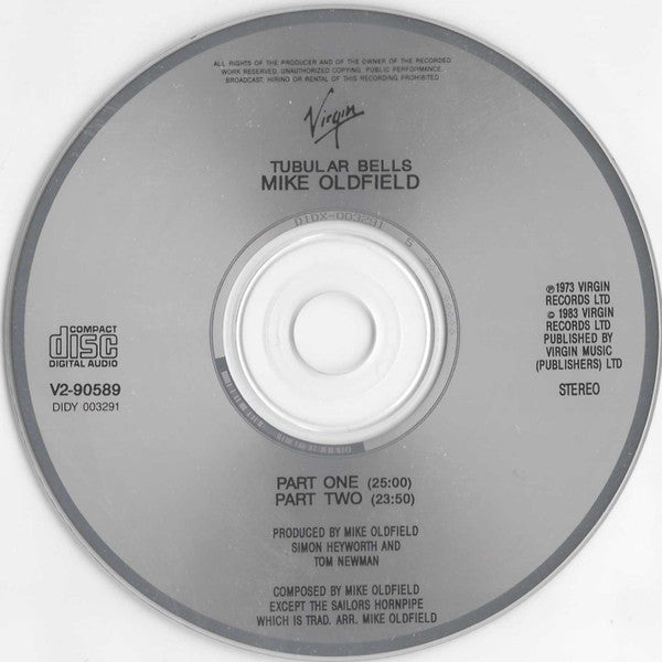 Mike Oldfield : Tubular Bells (CD, Album, Club, RE, Col)