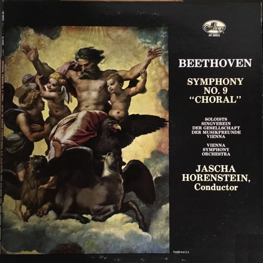 Ludwig van Beethoven, Vienna Pro Musica Orchestra, Jascha Horenstein : Symphony No. 9 In D Minor, Op. 125 "Choral" (LP, RE)