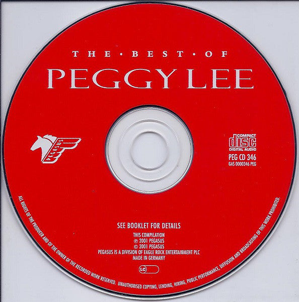 Peggy Lee : The Best Of Peggy Lee (CD, Comp)