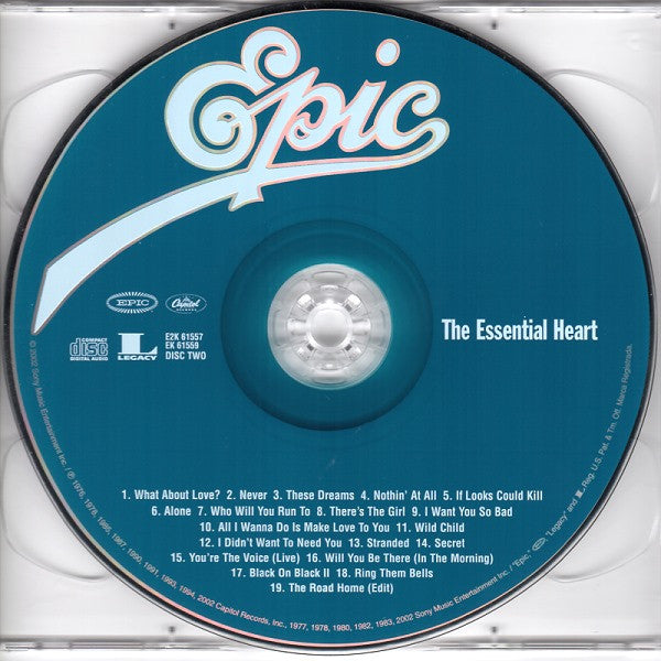 Heart : The Essential Heart (2xCD, Comp, RM)