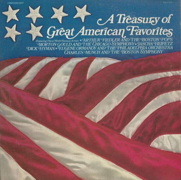 Various : A Treasury Of Great American Favorites (2xLP, Comp, RE, Gat)