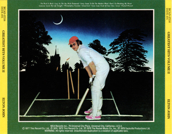 Elton John : Greatest Hits Volume II (CD, Comp, RE)
