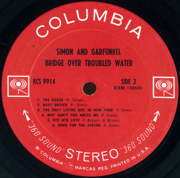 Simon And Garfunkel* : Bridge Over Troubled Water (Vinyl, M