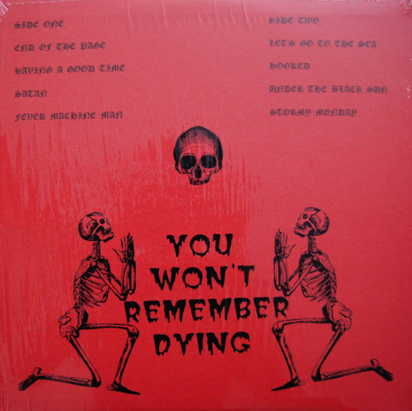 Bulbous Creation : You Won't Remember Dying (LP, Album, RE)