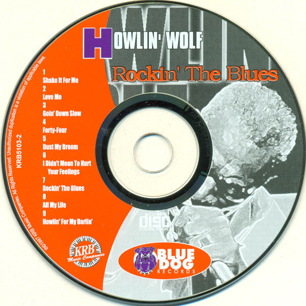 Howlin' Wolf : Rockin' The Blues (CD, Album, RE)