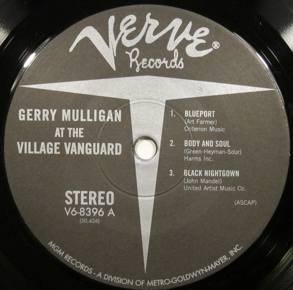 Gerry Mulligan And The Concert Jazz Band* : At The Village Vanguard (LP, Album, RM, Gat)