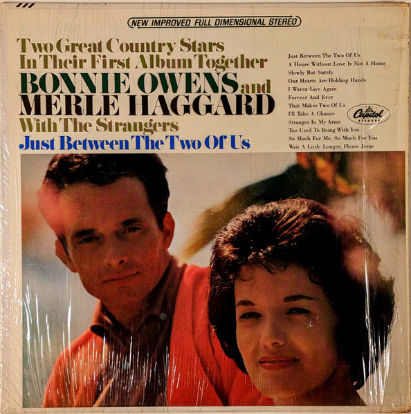 Bonnie Owens And Merle Haggard With The Strangers (5) : Just Between The Two Of Us (LP, Club, RE)