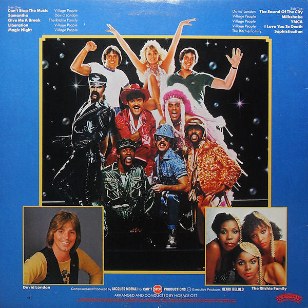 Village People : Can't Stop The Music - The Original Soundtrack Album (LP, Album, 72 )