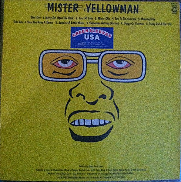 Yellowman : Mister Yellowman (LP, Album)