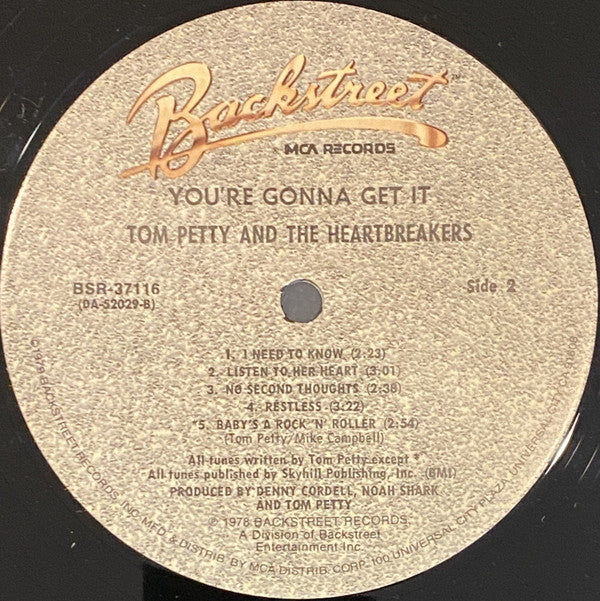 Tom Petty And The Heartbreakers : You're Gonna Get It! (LP, Album, RE, Pin)