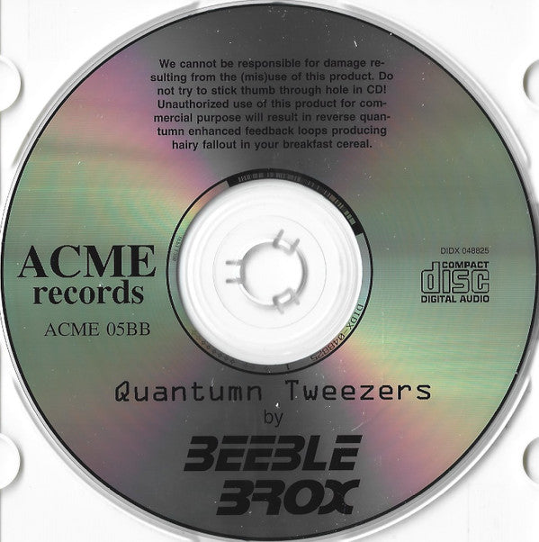 BeebleBrox : Quantumn Tweezers  (CD, Album)