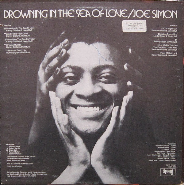 Joe Simon : Drowning In The Sea Of Love (LP, Album, Ric)