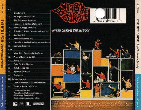 Bye Bye Birdie Original Broadway Cast With Chita Rivera, Dick Van Dyke (2), Paul Lynde, Dick Gautier, Michael J. Pollard, Susan Watson And Kay Medford : Bye Bye Birdie (Original Broadway Cast) (CD, Album, RE)
