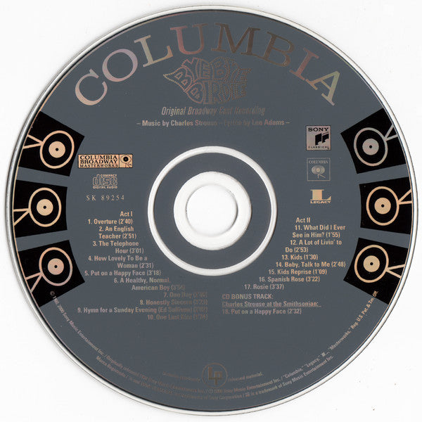 Bye Bye Birdie Original Broadway Cast With Chita Rivera, Dick Van Dyke (2), Paul Lynde, Dick Gautier, Michael J. Pollard, Susan Watson And Kay Medford : Bye Bye Birdie (Original Broadway Cast) (CD, Album, RE)