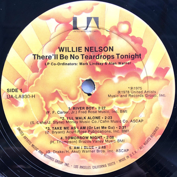 Willie Nelson : There'll Be No Teardrops Tonight (LP, Comp)