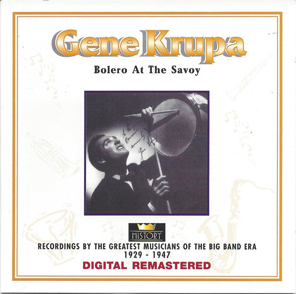 Gene Krupa : Bolero At The Savoy (2xCD, Comp, RM)