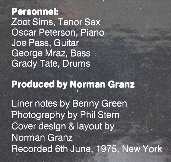 Zoot Sims : Zoot Sims And The Gershwin Brothers (LP, Album, Ind)