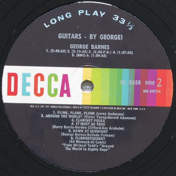 George Barnes : Guitars - By George! (LP, Album)