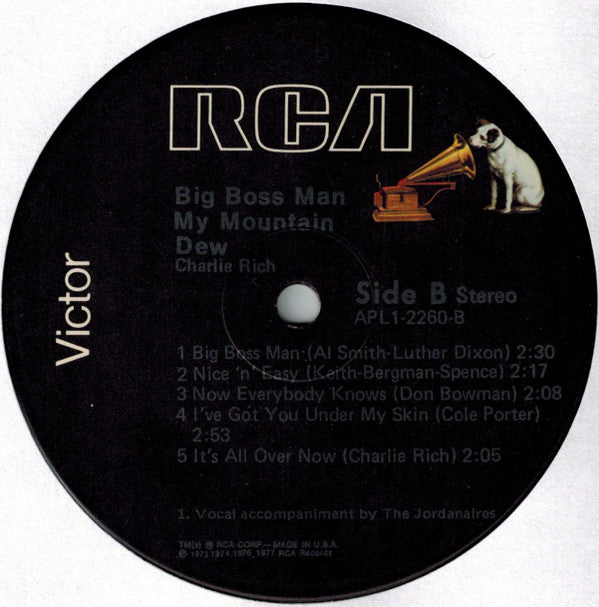 Charlie Rich : Big Boss Man / My Mountain Dew (LP, Comp)