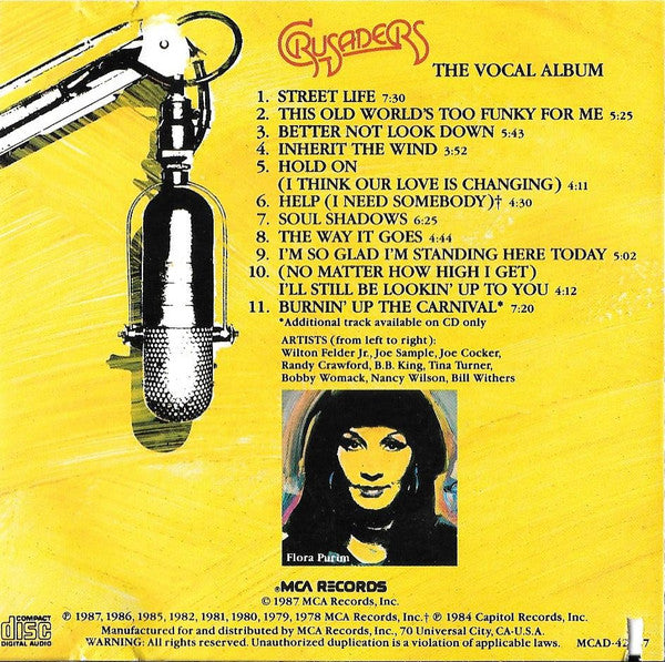 The Crusaders : The Vocal Album (CD, Comp)