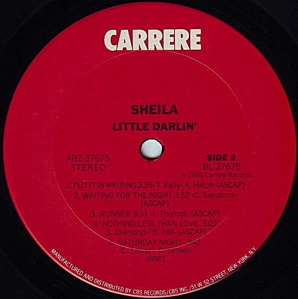 Sheila (5) : Little Darlin' (LP, Album)