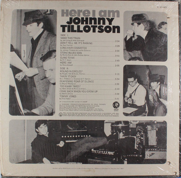 Johnny Tillotson : Here I Am (LP, Album, Mono)